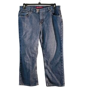 Y2k Vintage Nautica Blue Jeans Women 2 button Zip Closure size 14